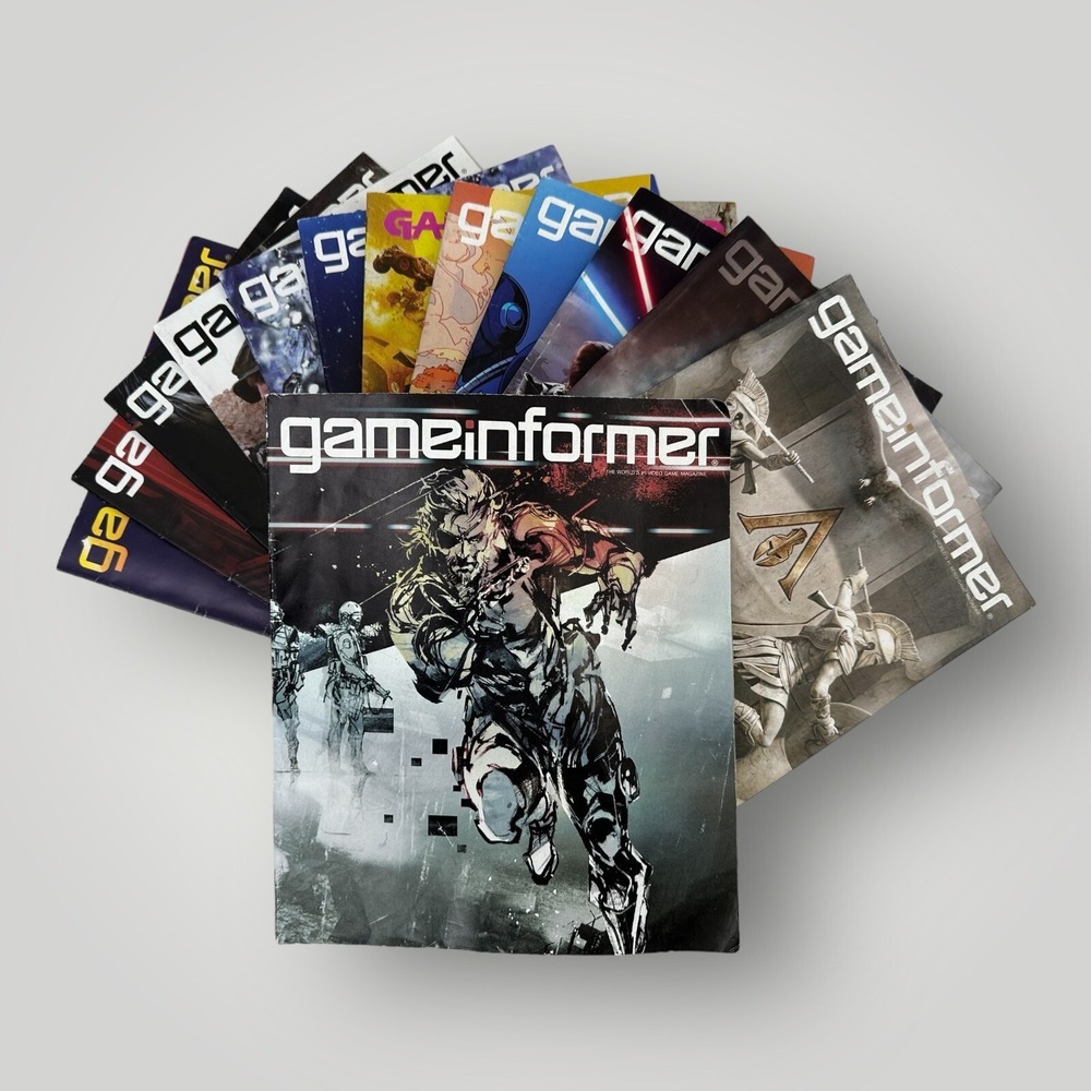 Game Informer Magazine Lot 13 Issues 2014-2019 #251 292 296 297 305-317 Gaming